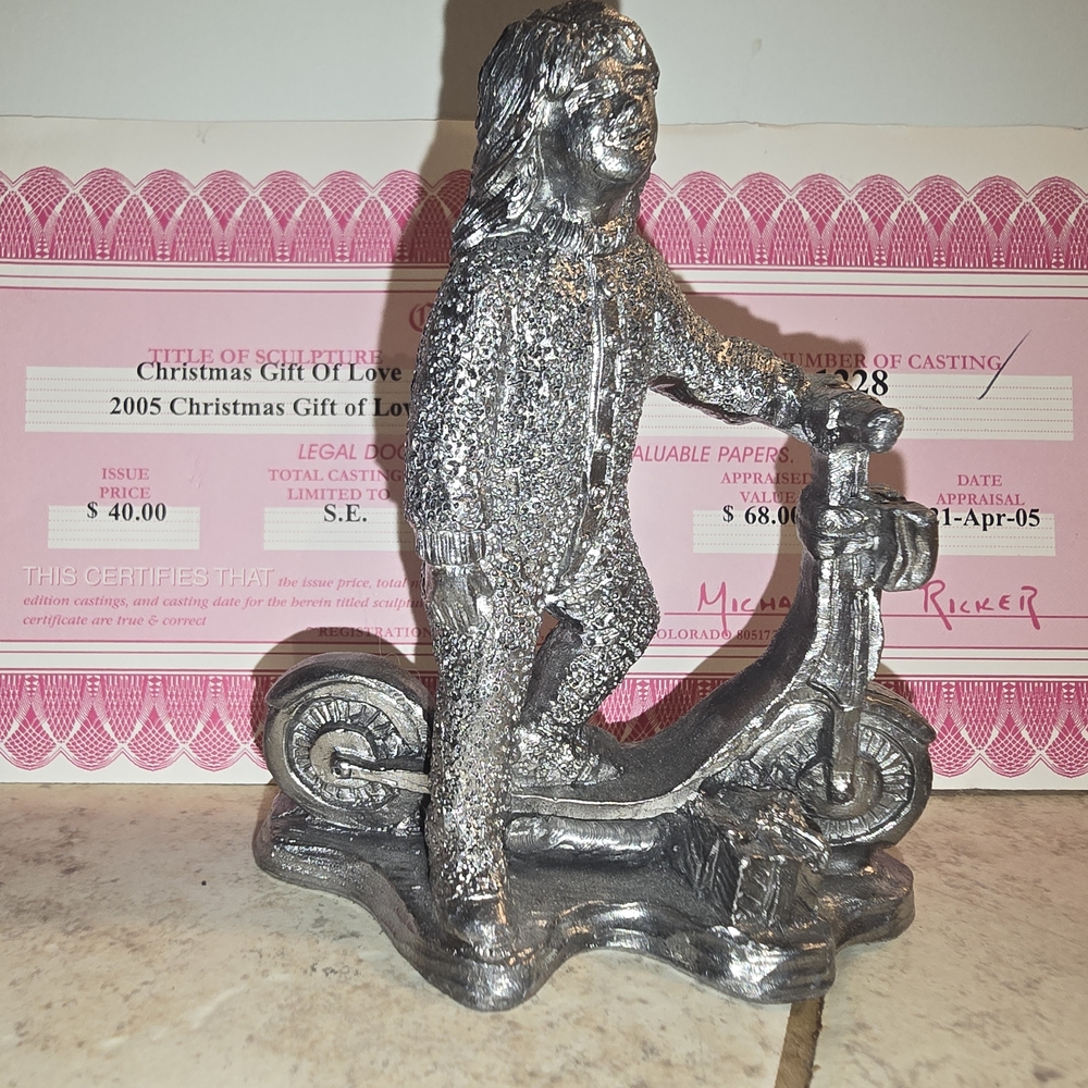 Silver Dynamic Motion Sculpture